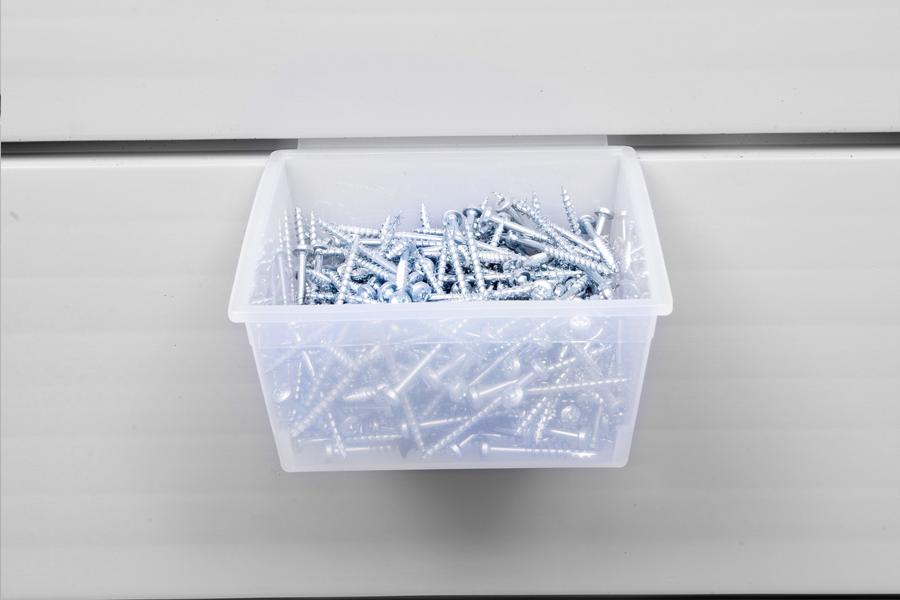 CrownWall Clear Plastic Bin - Small (30 per box)