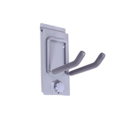 CrownWall 4" Locking Double Hook (10 per box)