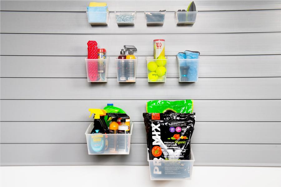 CrownWall 10-Piece Plastic Bin Kit