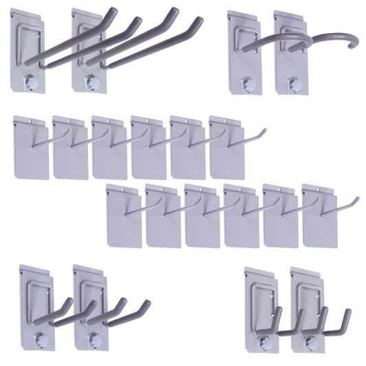 CrownWall 20-Piece Locking Hook Kit
