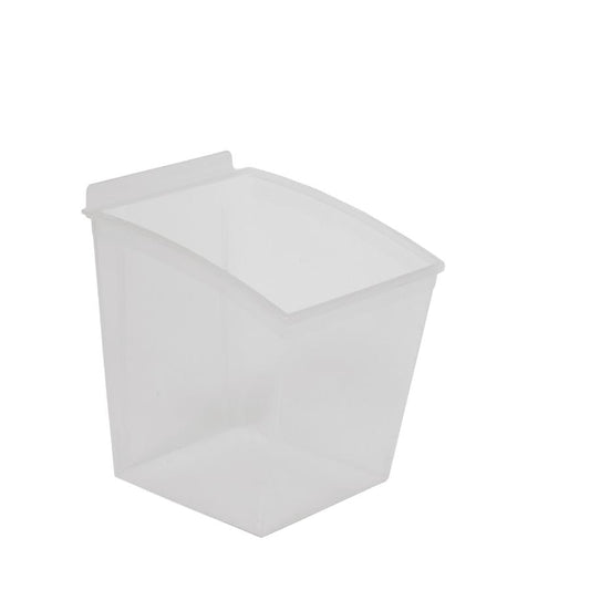 CrownWall Clear Plastic Bin - Medium (30 per box)