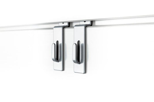 CrownWall Small Metal Bin Hooks (1 pair) (50 per box)