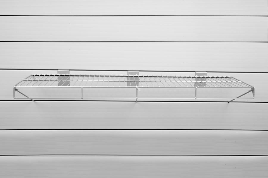 CrownWall 12" x 48" Wire Shelf with Rail (5 per box)